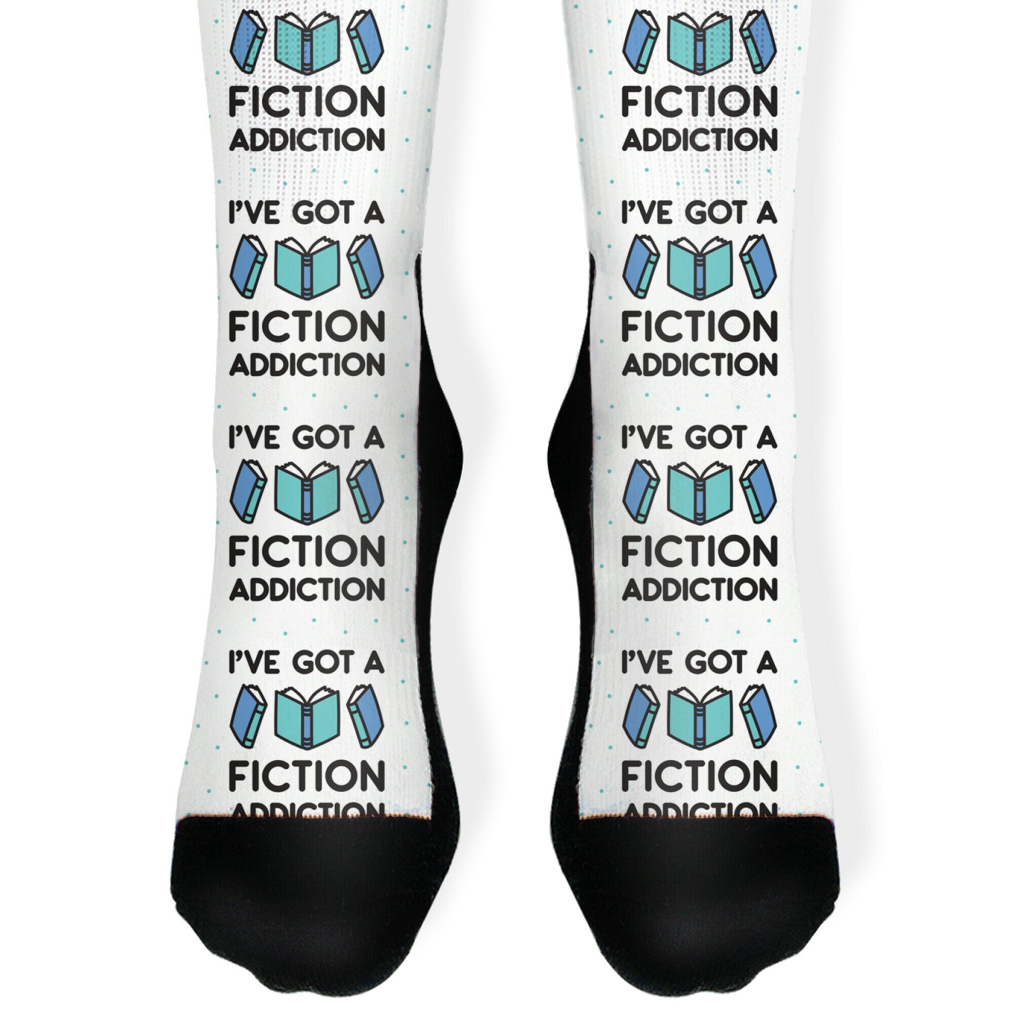 I've Got A Fiction Addiction Socks
