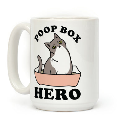 Poop Box Hero Coffee Mug