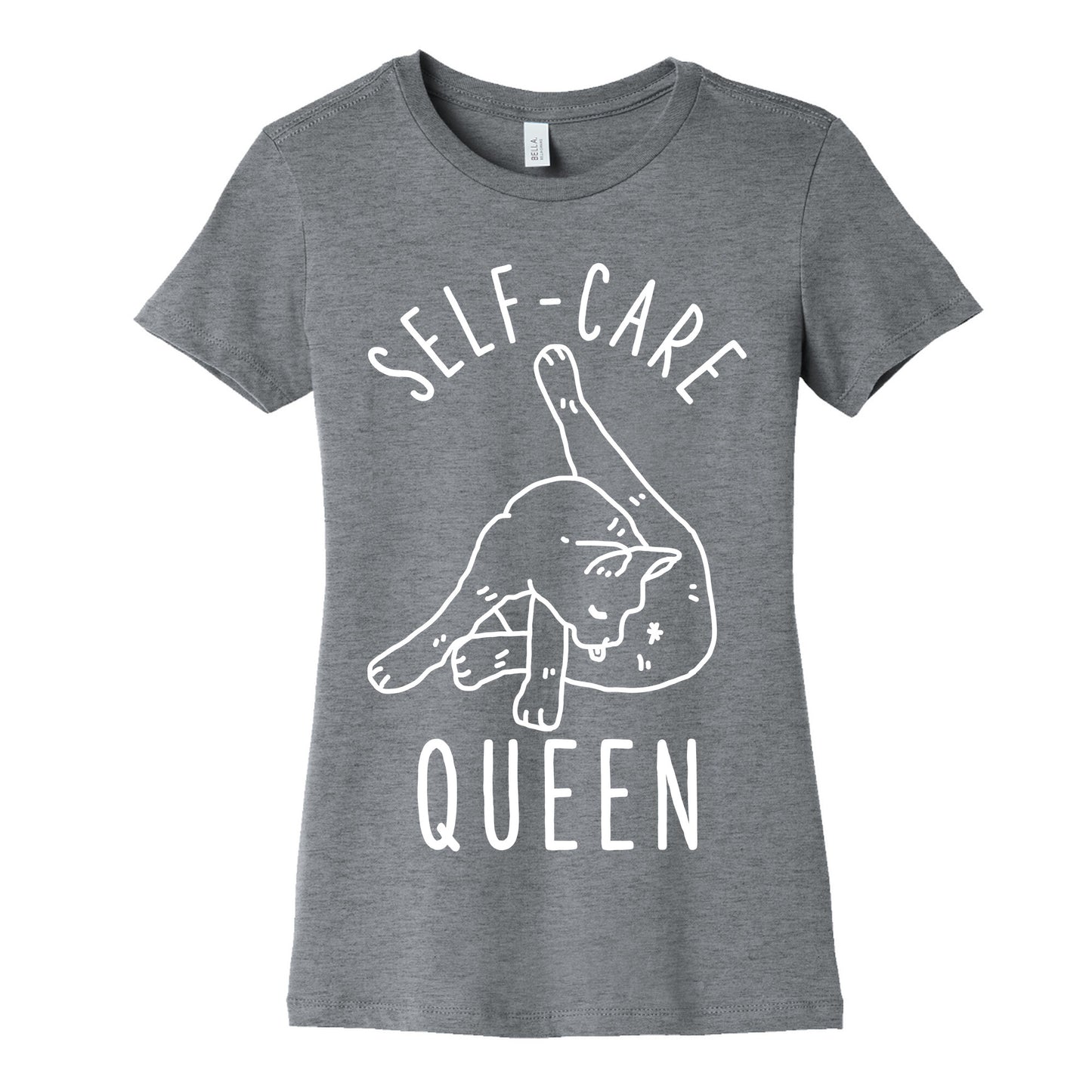 Self-Care Cat Women's Cotton Tee