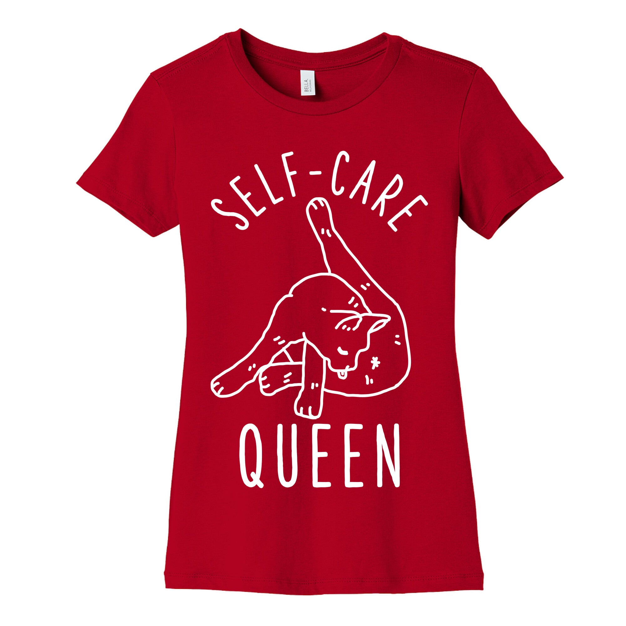 Self-Care Cat Women's Cotton Tee