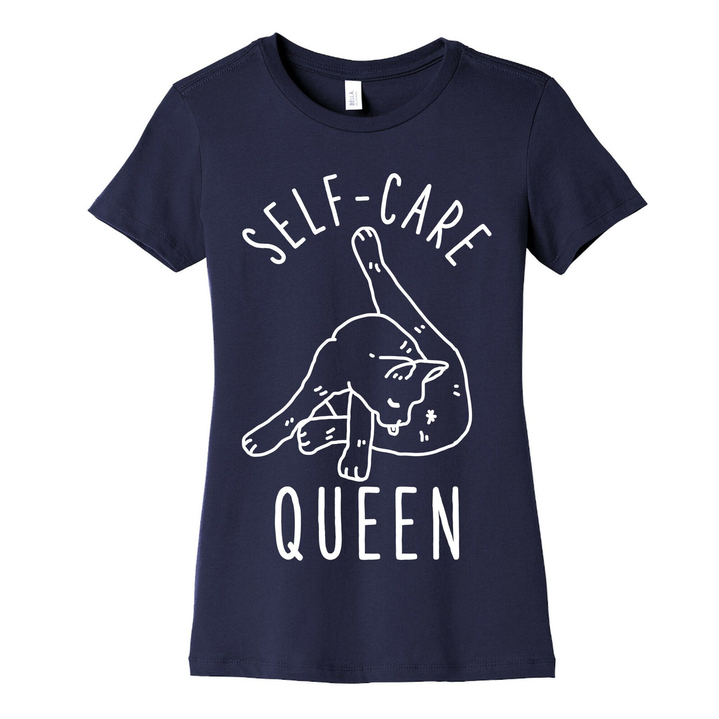 Self-Care Cat Women's Cotton Tee