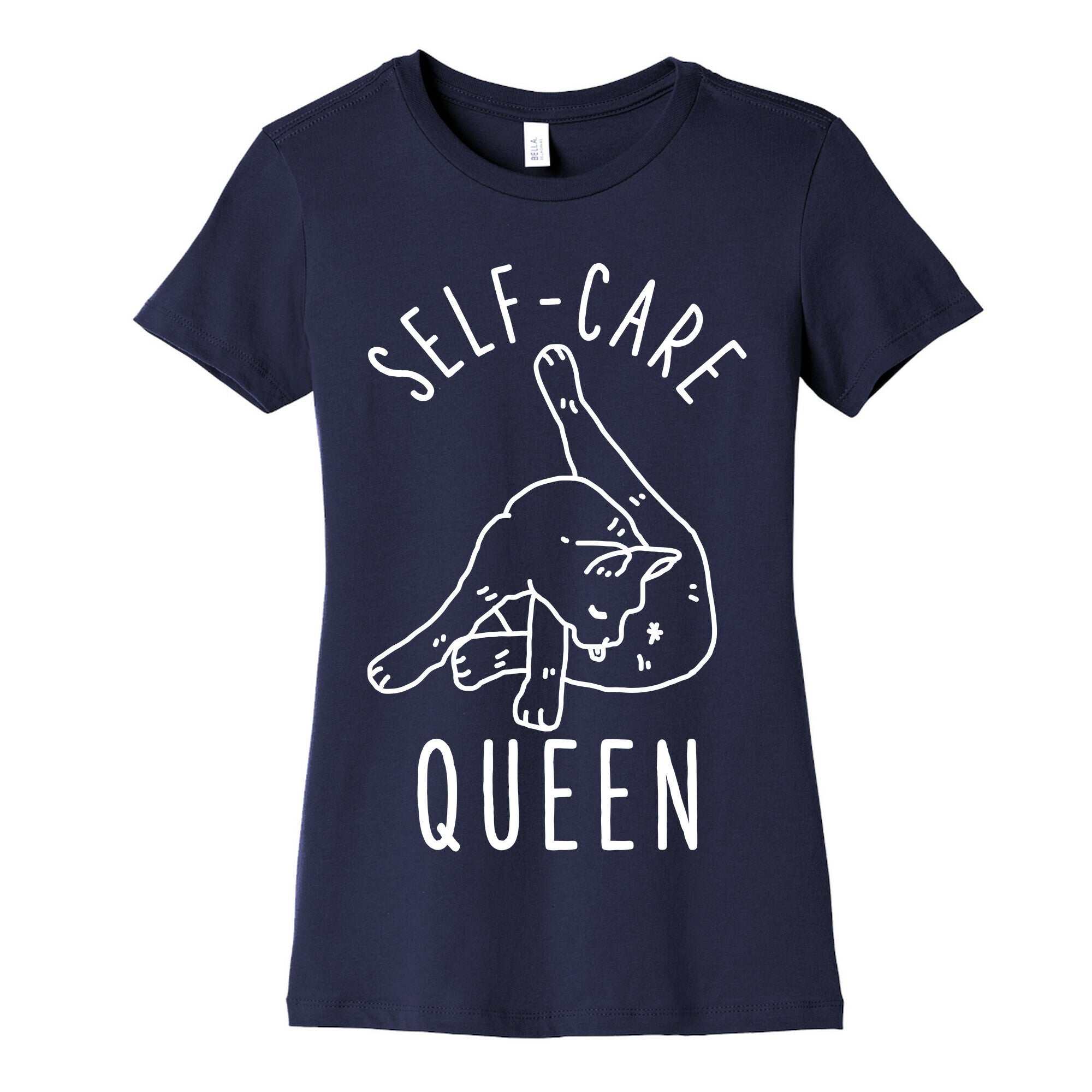Self-Care Cat Women's Cotton Tee