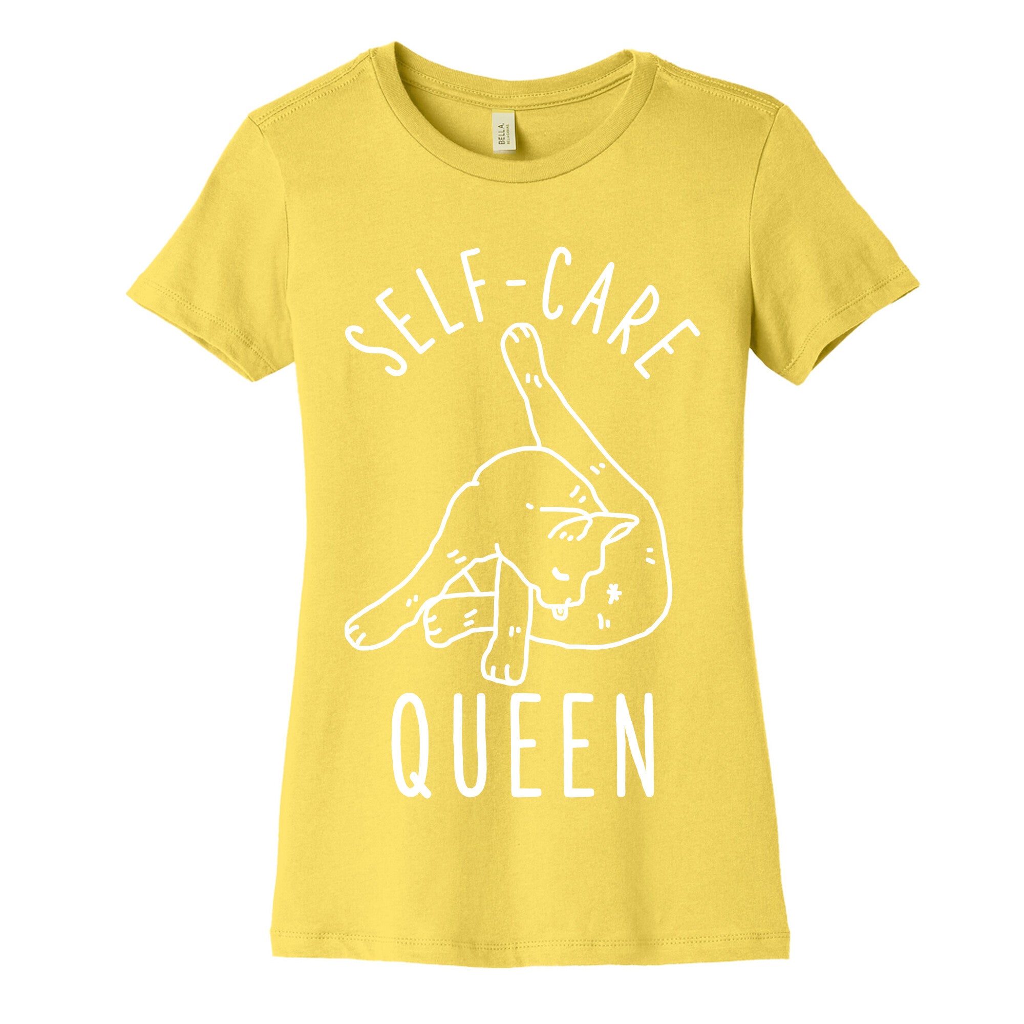 Self-Care Cat Women's Cotton Tee