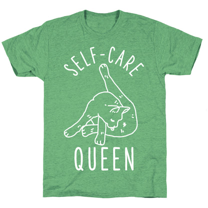 Self-Care Cat Unisex Triblend Tee
