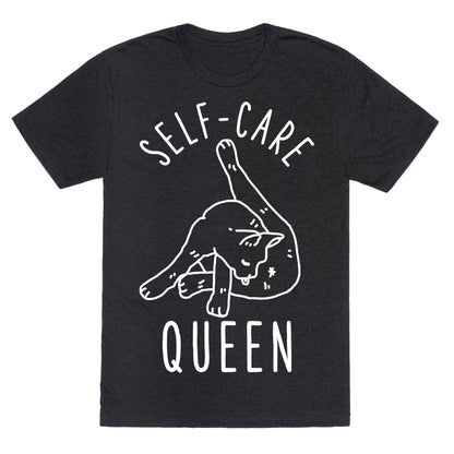 Self-Care Cat Unisex Triblend Tee