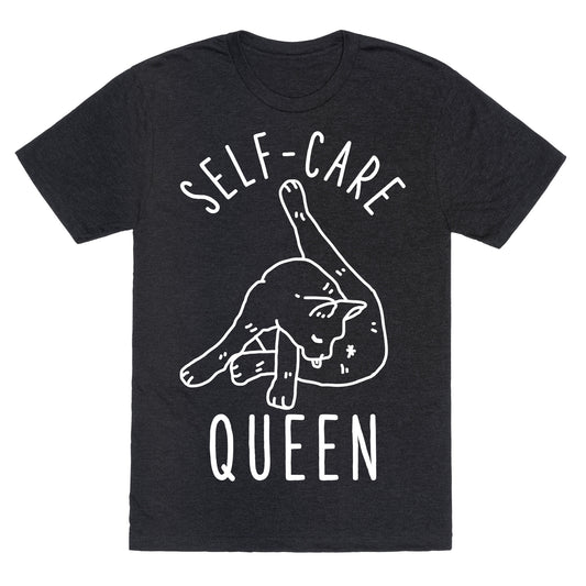 Self-Care Cat Unisex Triblend Tee