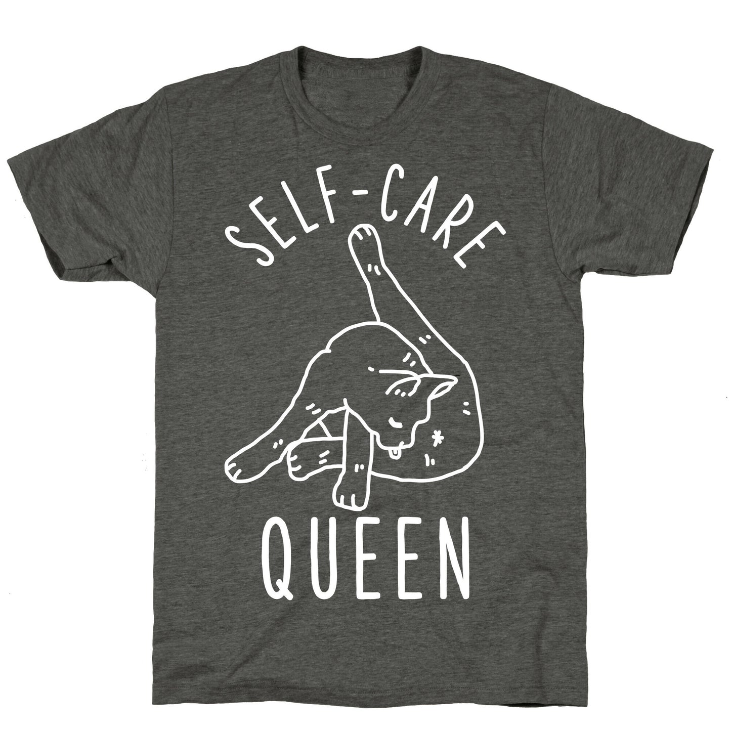Self-Care Cat Unisex Triblend Tee