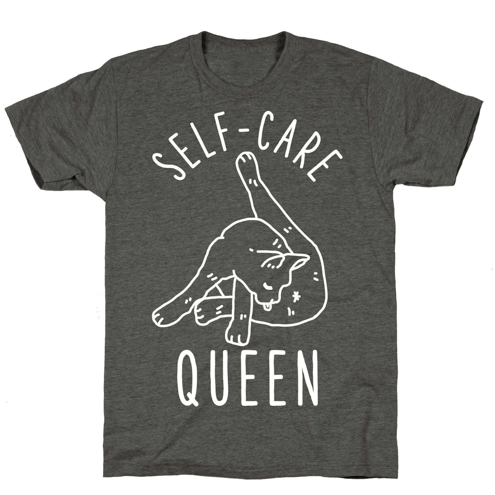 Self-Care Cat Unisex Triblend Tee