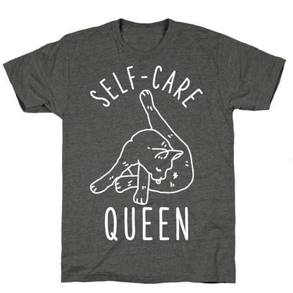 Self-Care Cat Unisex Triblend Tee