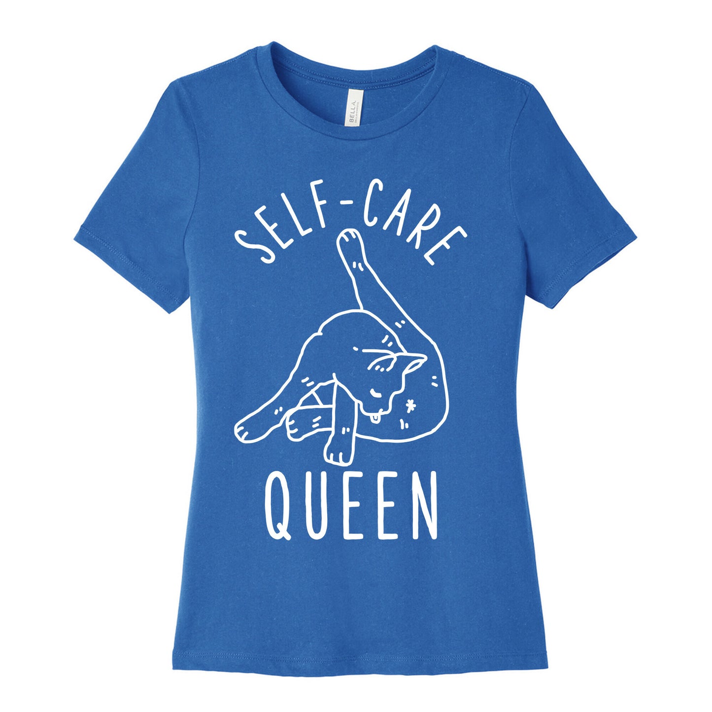 Self-Care Cat Women's Cotton Tee