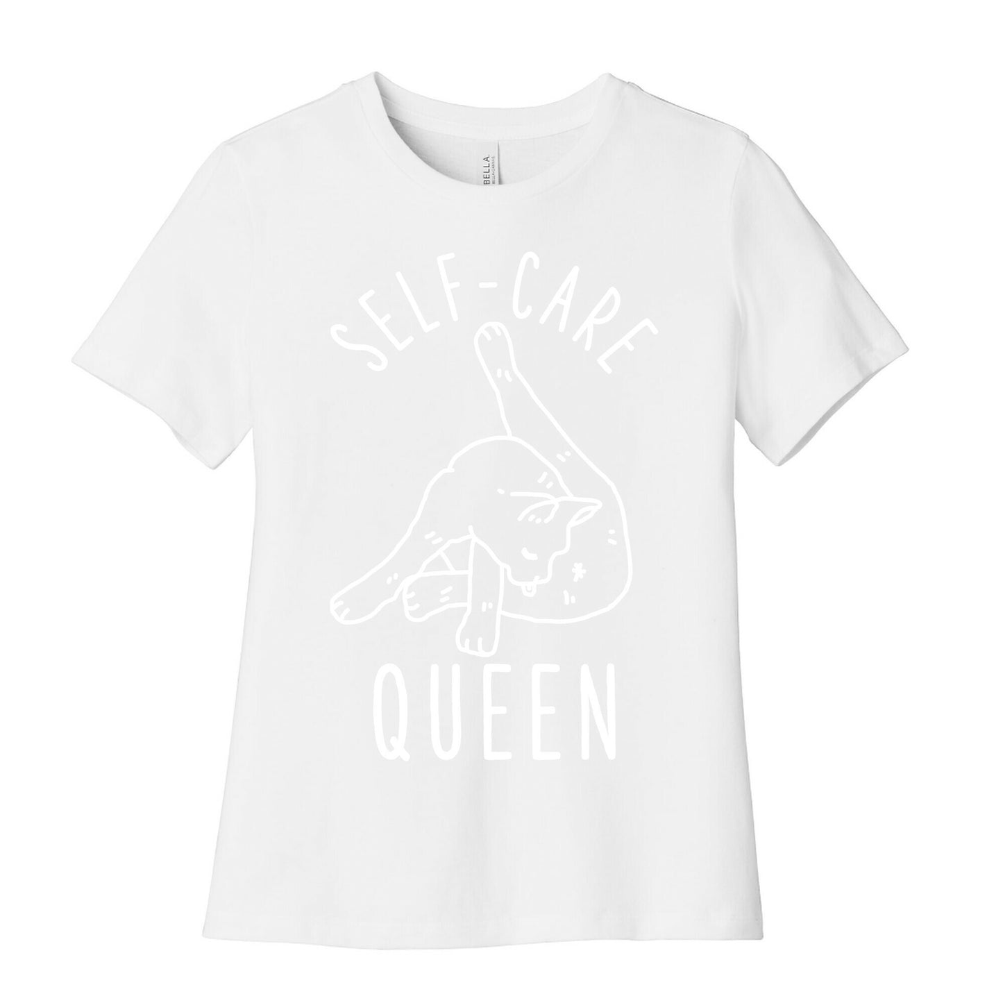 Self-Care Cat Women's Cotton Tee