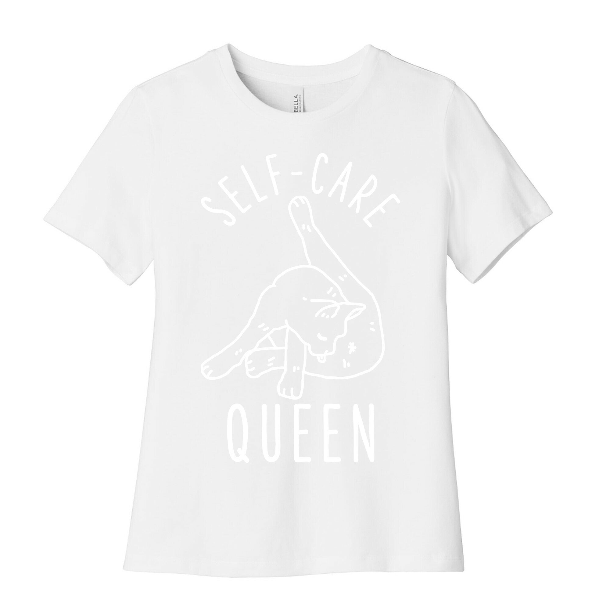 Self-Care Cat Women's Cotton Tee