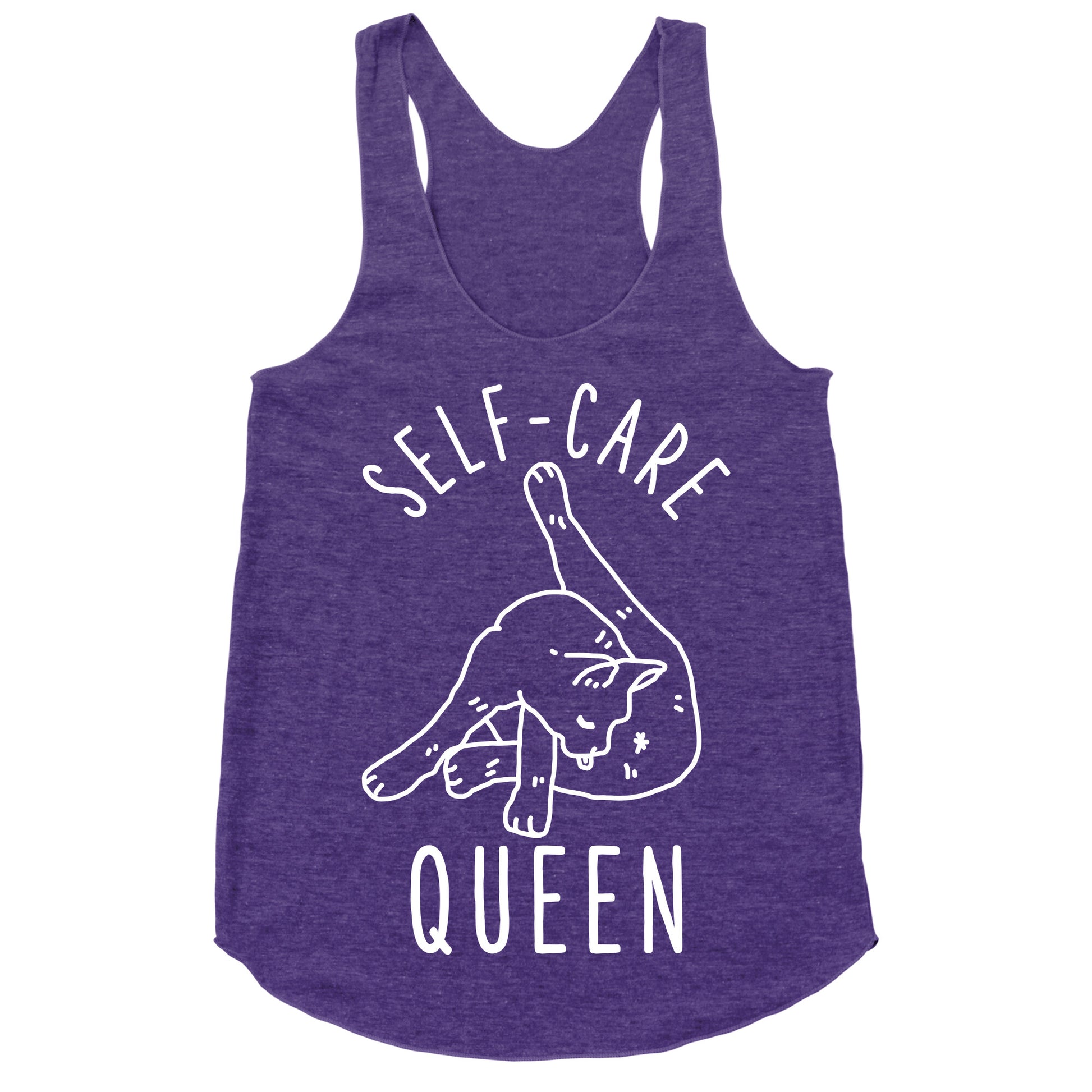 Self-Care Cat Racerback Tank