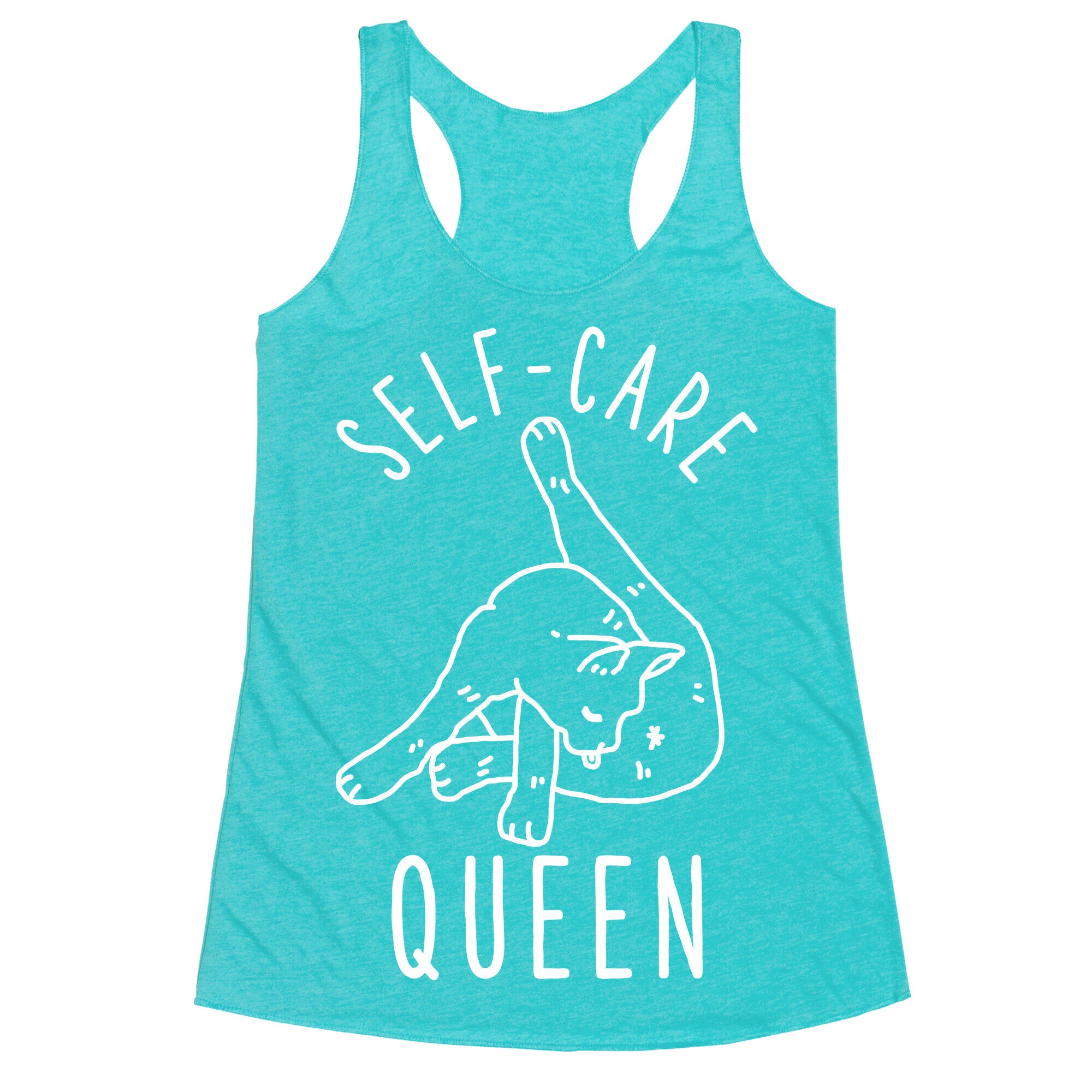 Self-Care Cat Racerback Tank