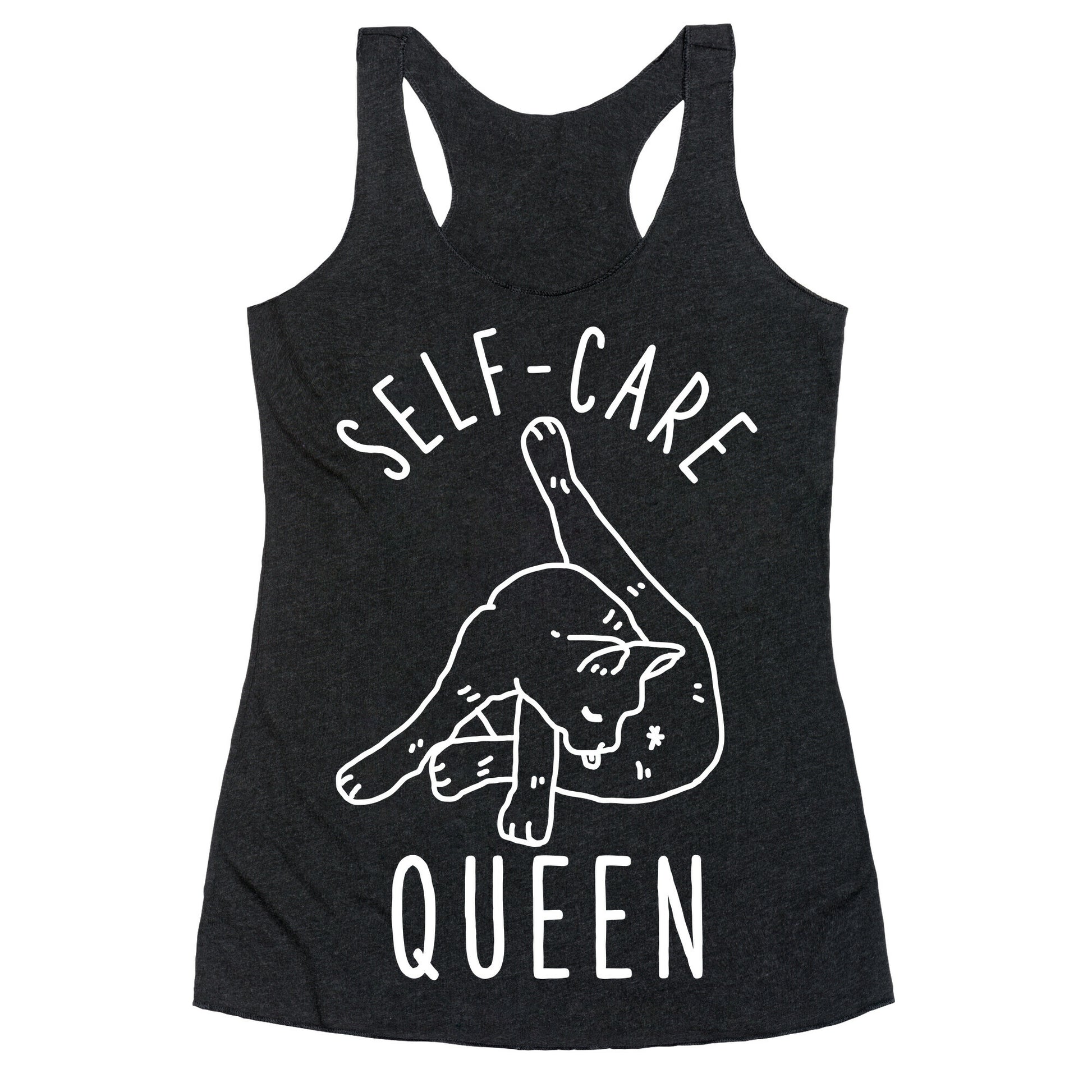 Self-Care Cat Racerback Tank