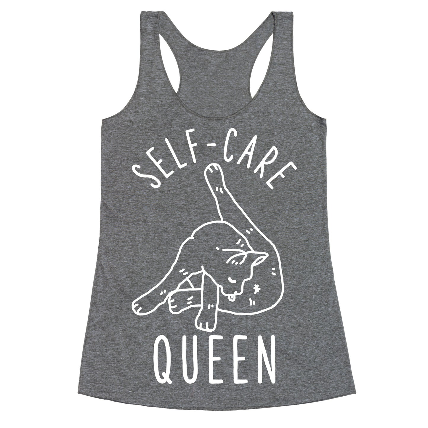 Self-Care Cat Racerback Tank