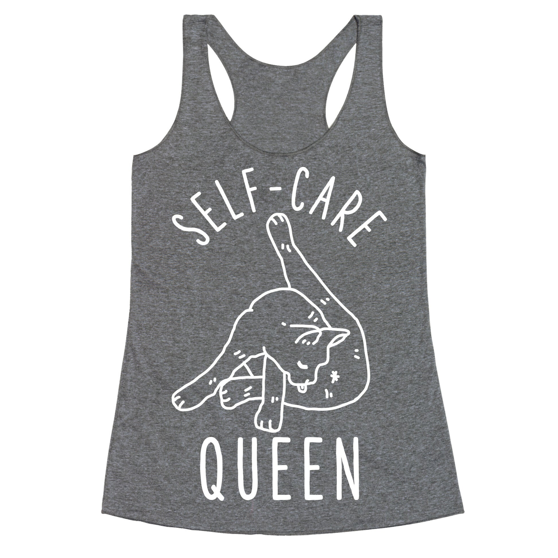 Self-Care Cat Racerback Tank