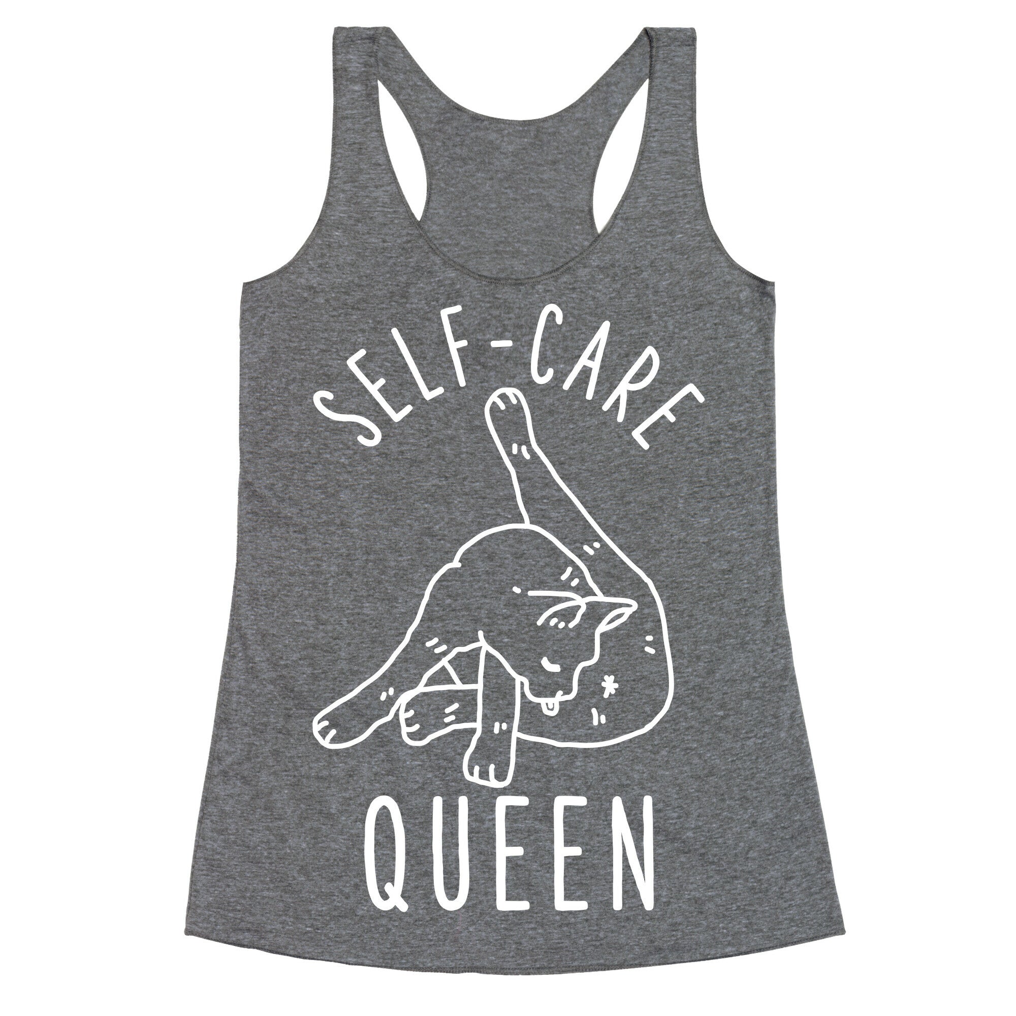 Self-Care Cat Racerback Tank