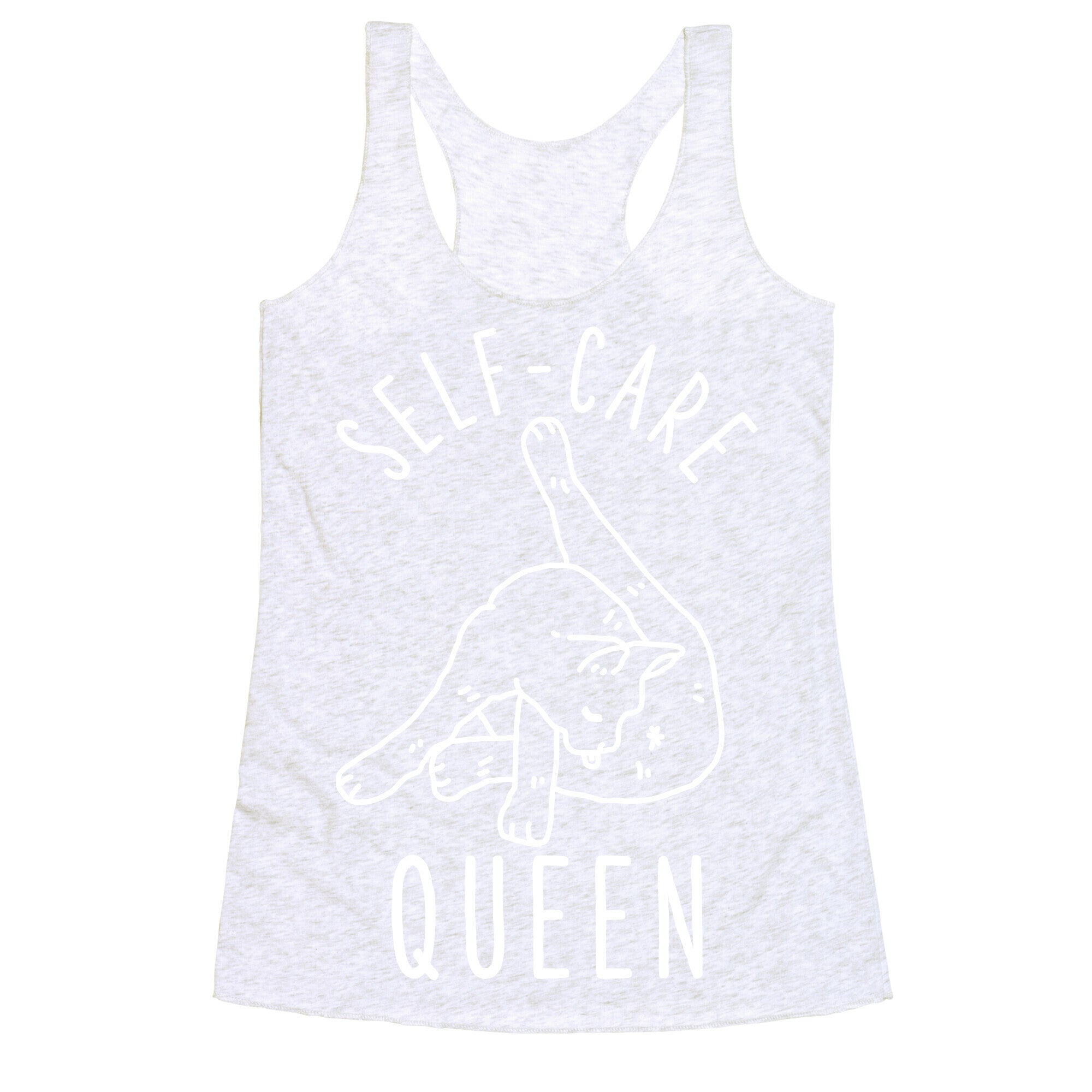 Self-Care Cat Racerback Tank