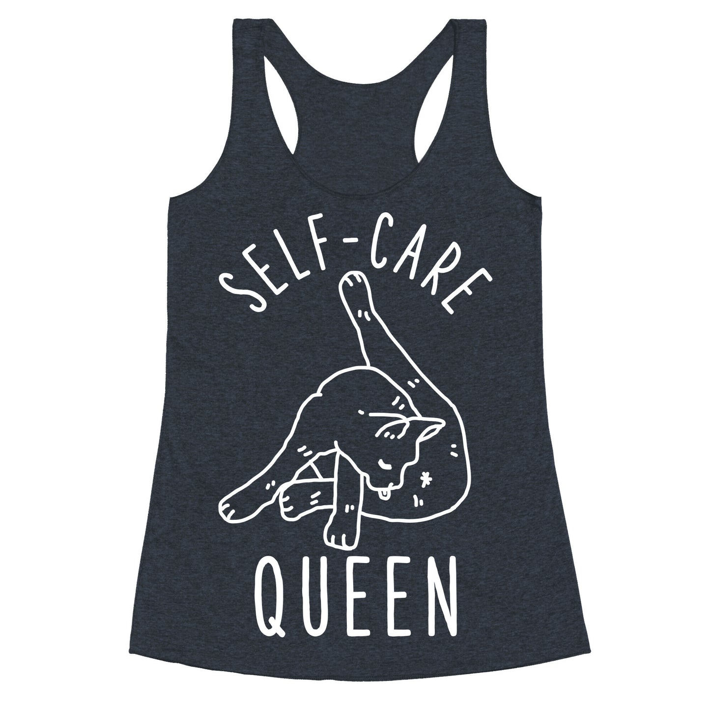 Self-Care Cat Racerback Tank