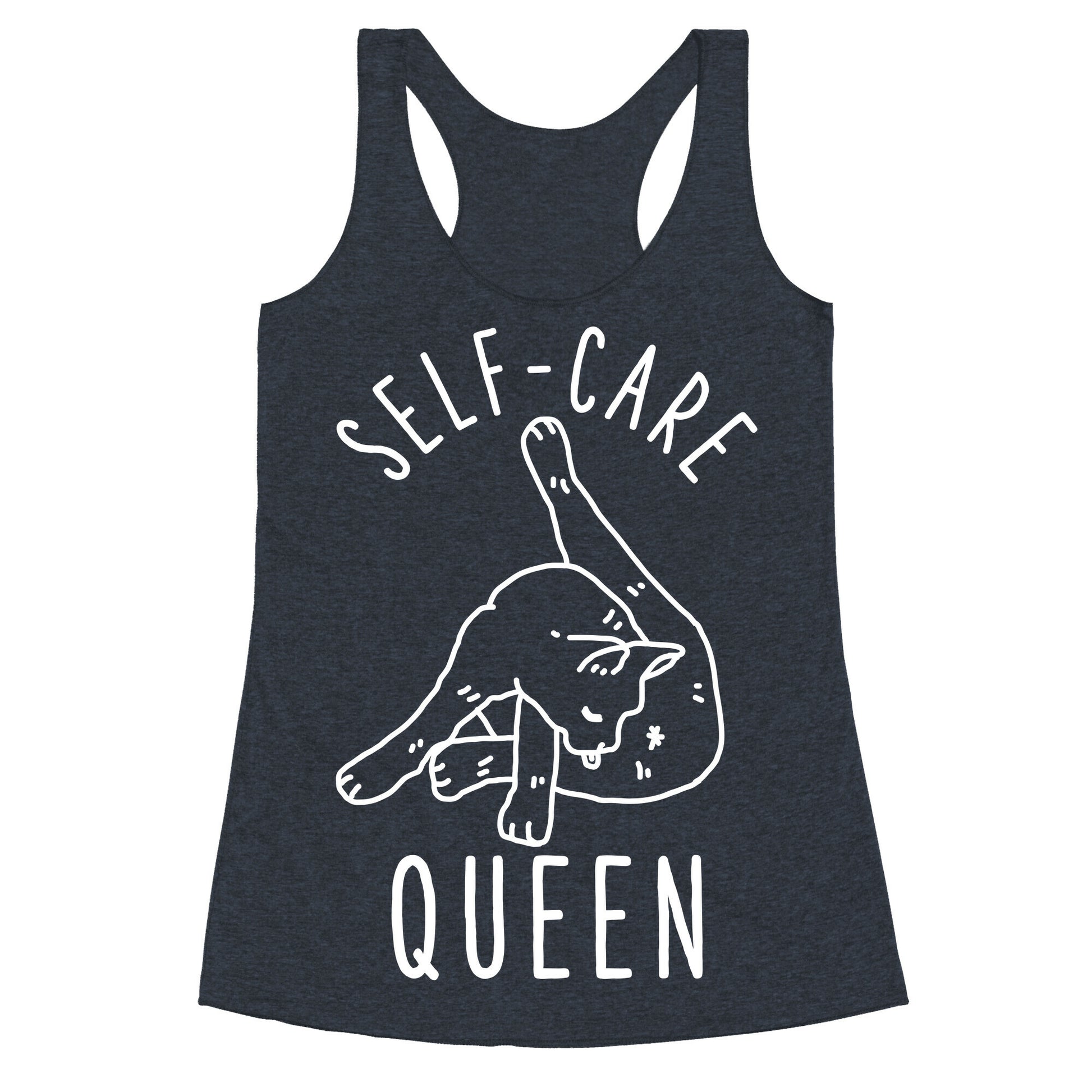 Self-Care Cat Racerback Tank