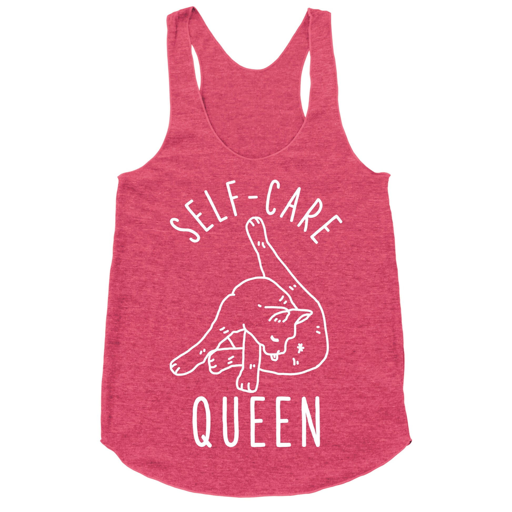 Self-Care Cat Racerback Tank