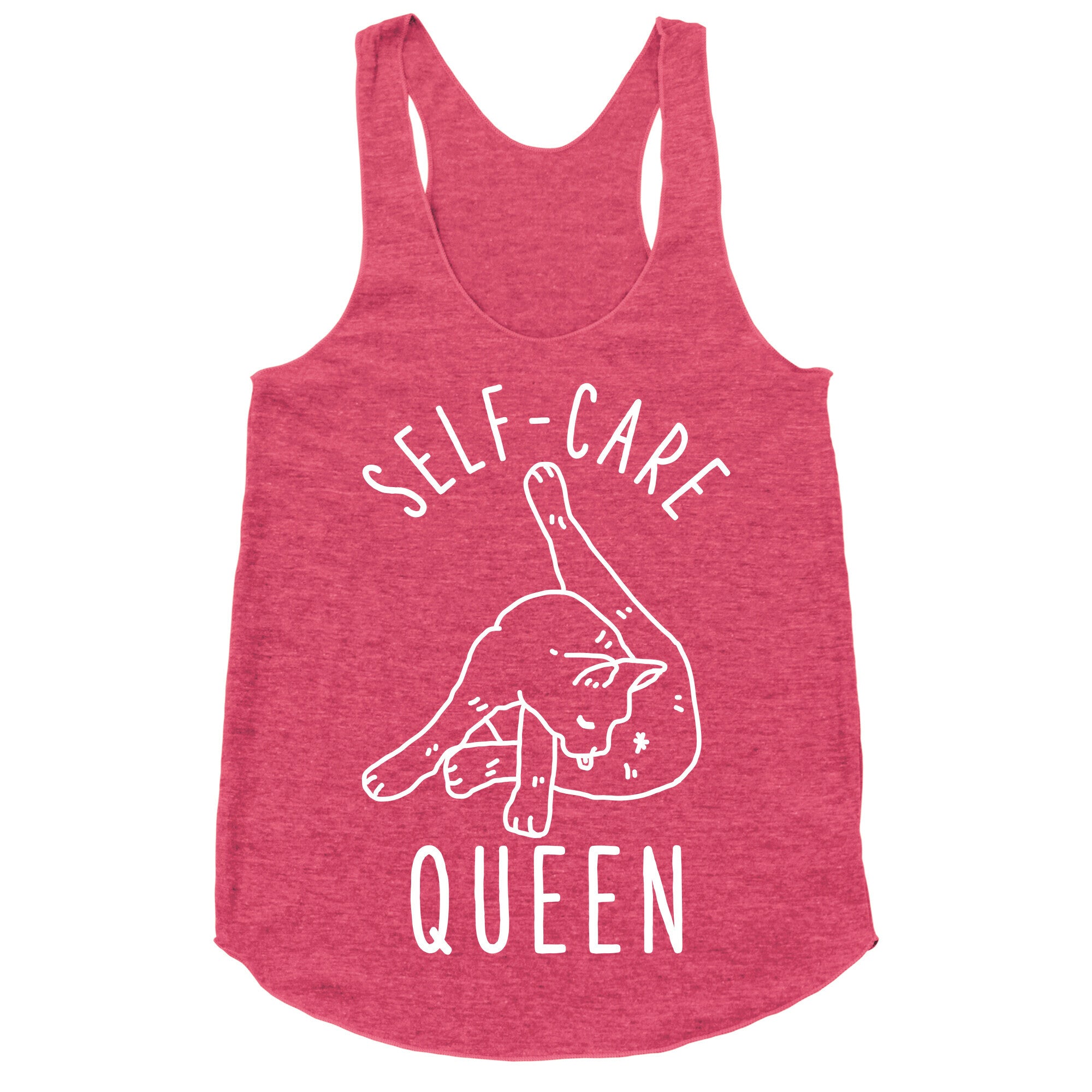 Self-Care Cat Racerback Tank