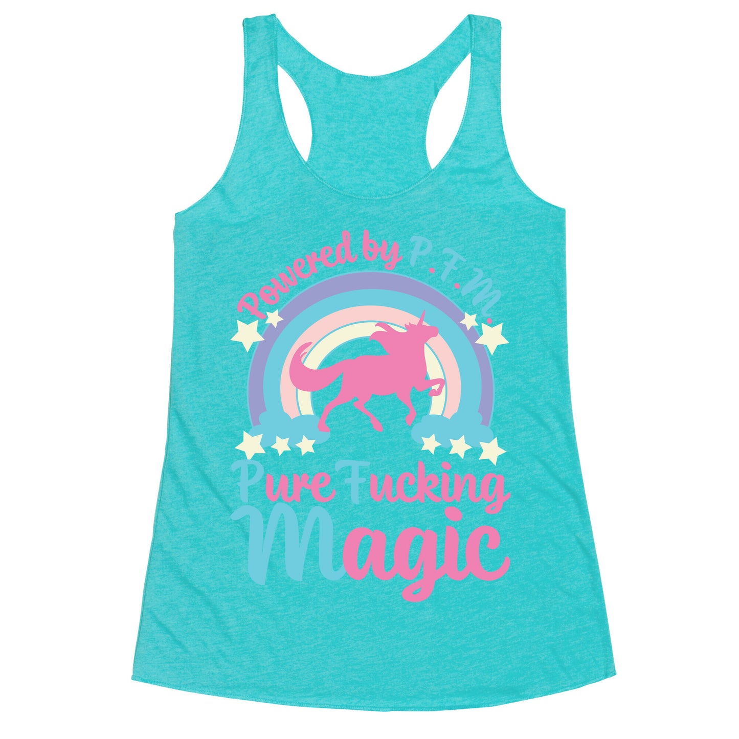 Powered by PFM Racerback Tank