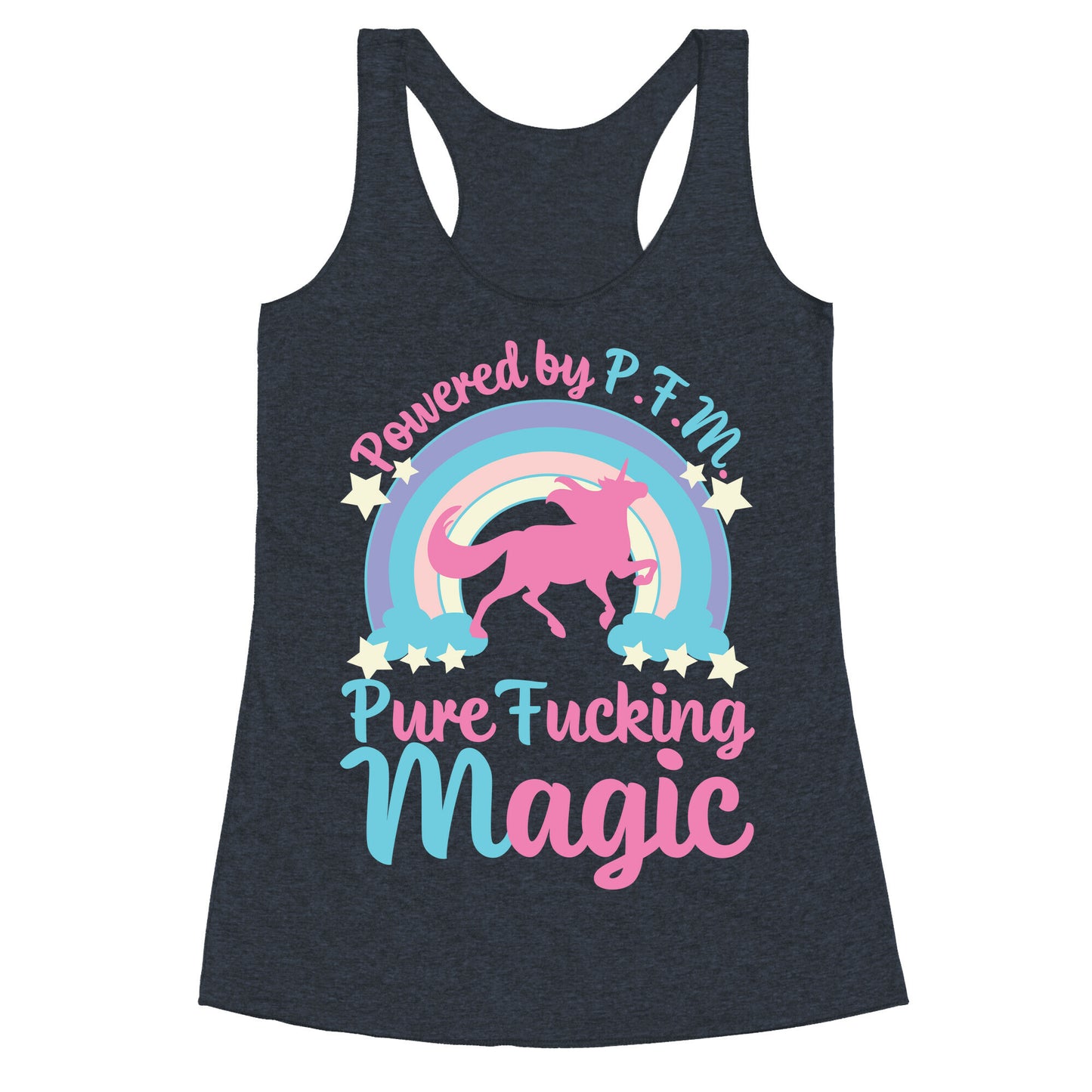 Powered by PFM Racerback Tank