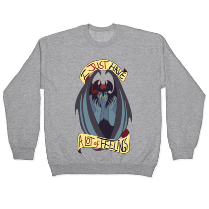 I Just Have a Lot of Feelings Crewneck Sweatshirt