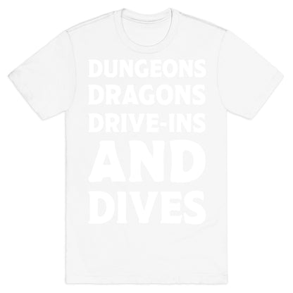 Dungeons Dragons Drive-ins And Dives T-Shirt