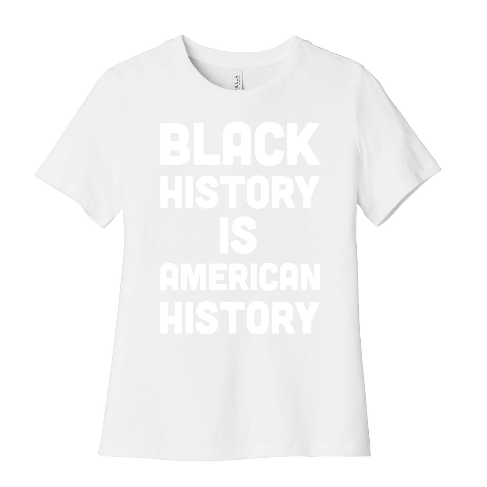 Black History Is American History Women's Cotton Tee