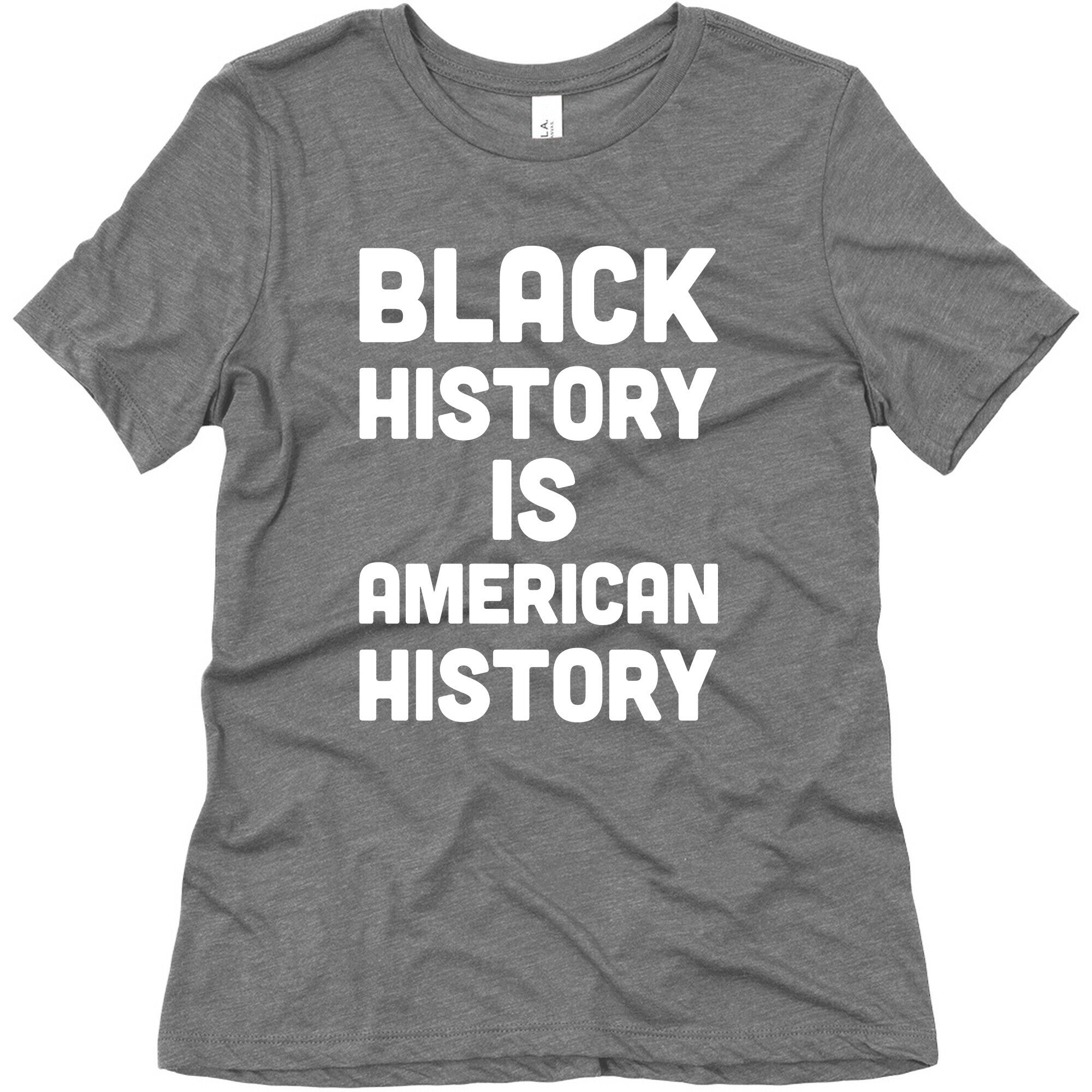 Black History Is American History Women's Triblend Tee