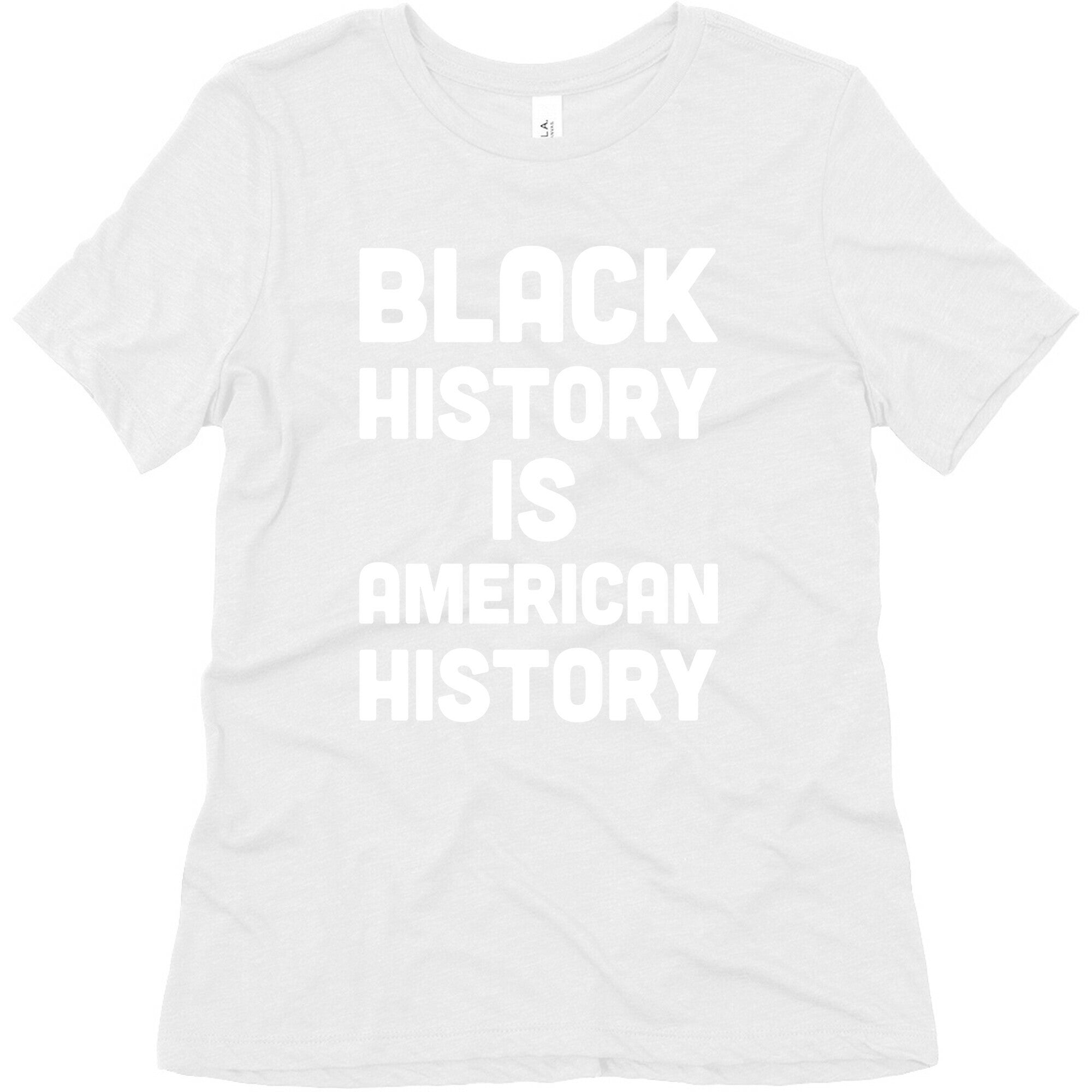 Black History Is American History Women's Triblend Tee