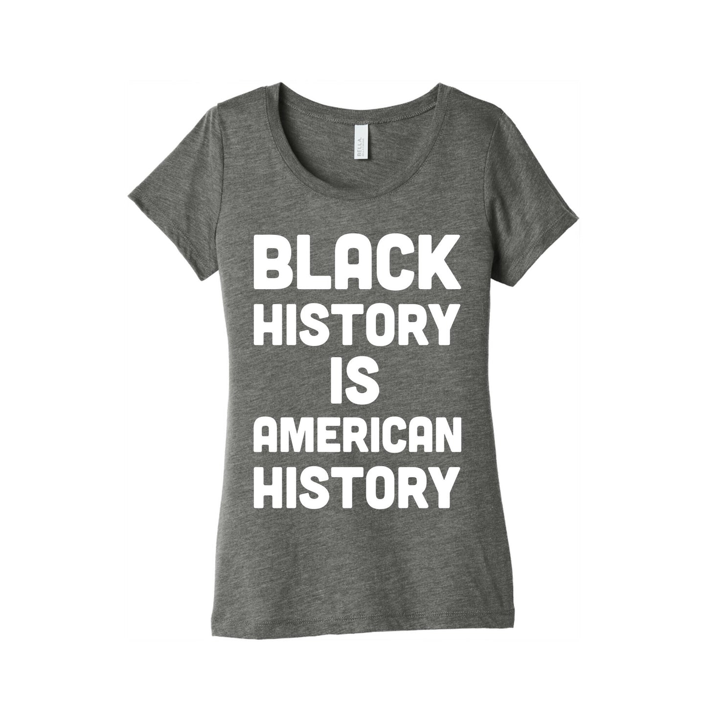 Black History Is American History Women's Triblend Tee