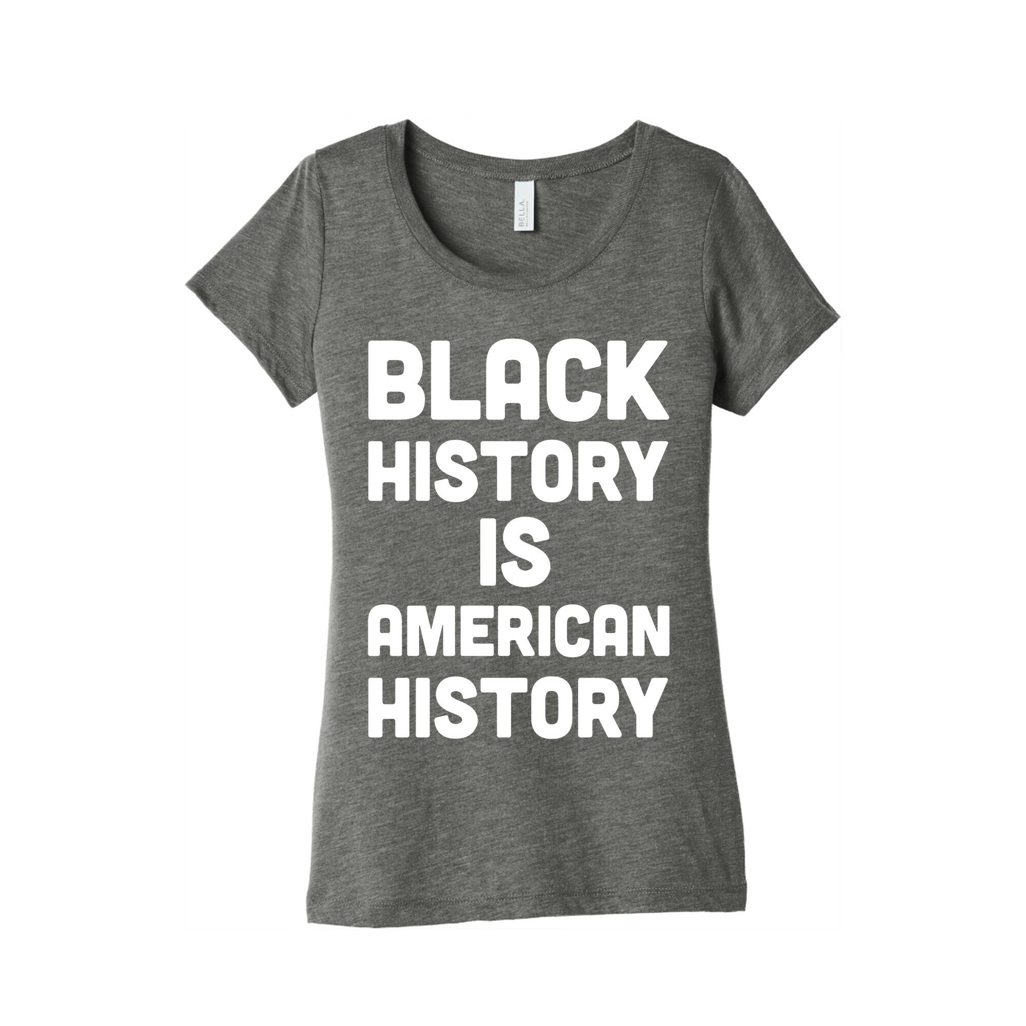Black History Is American History Women's Triblend Tee