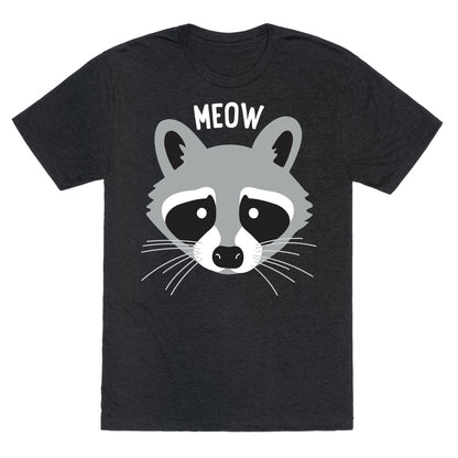 Meow Raccoon Unisex Triblend Tee