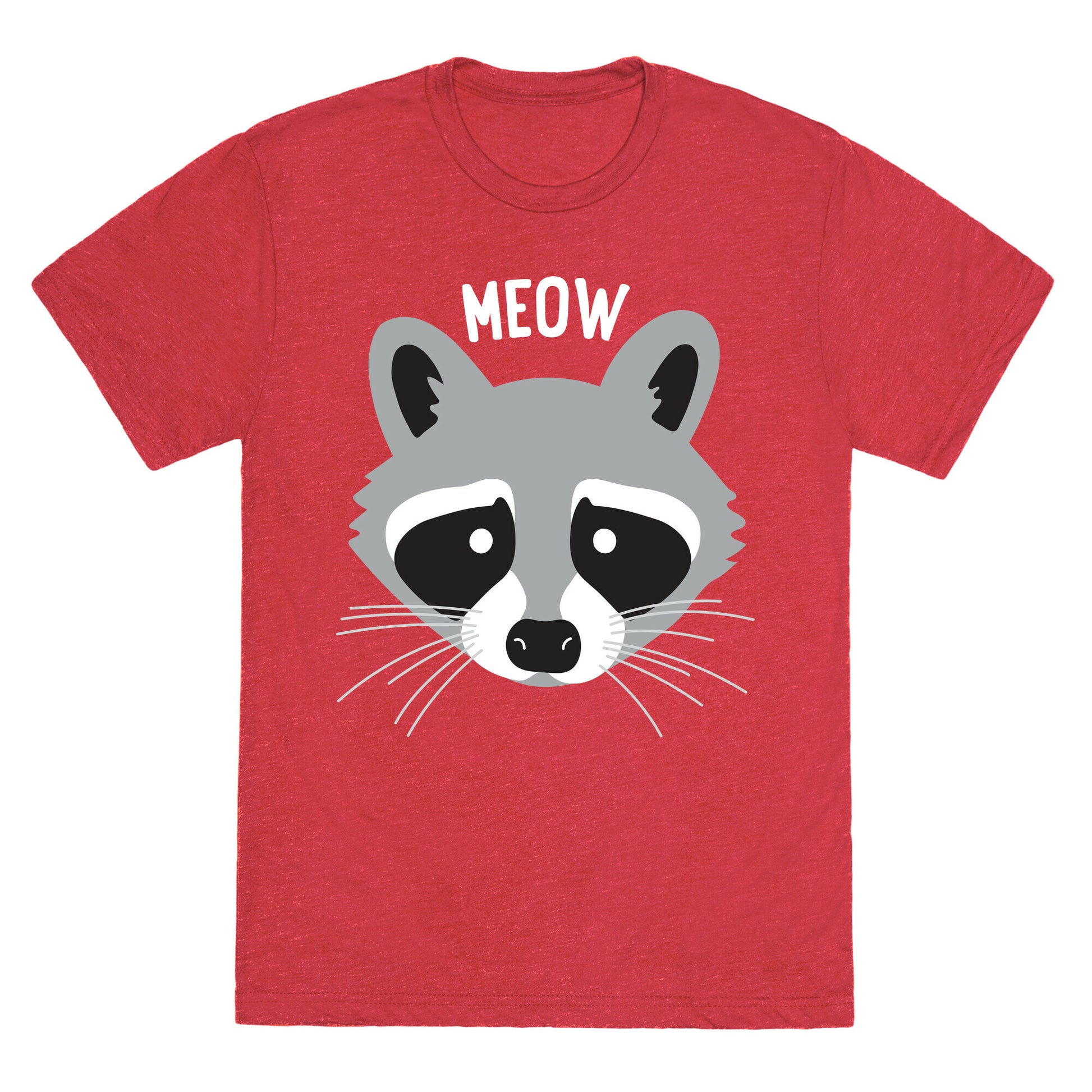 Meow Raccoon Unisex Triblend Tee