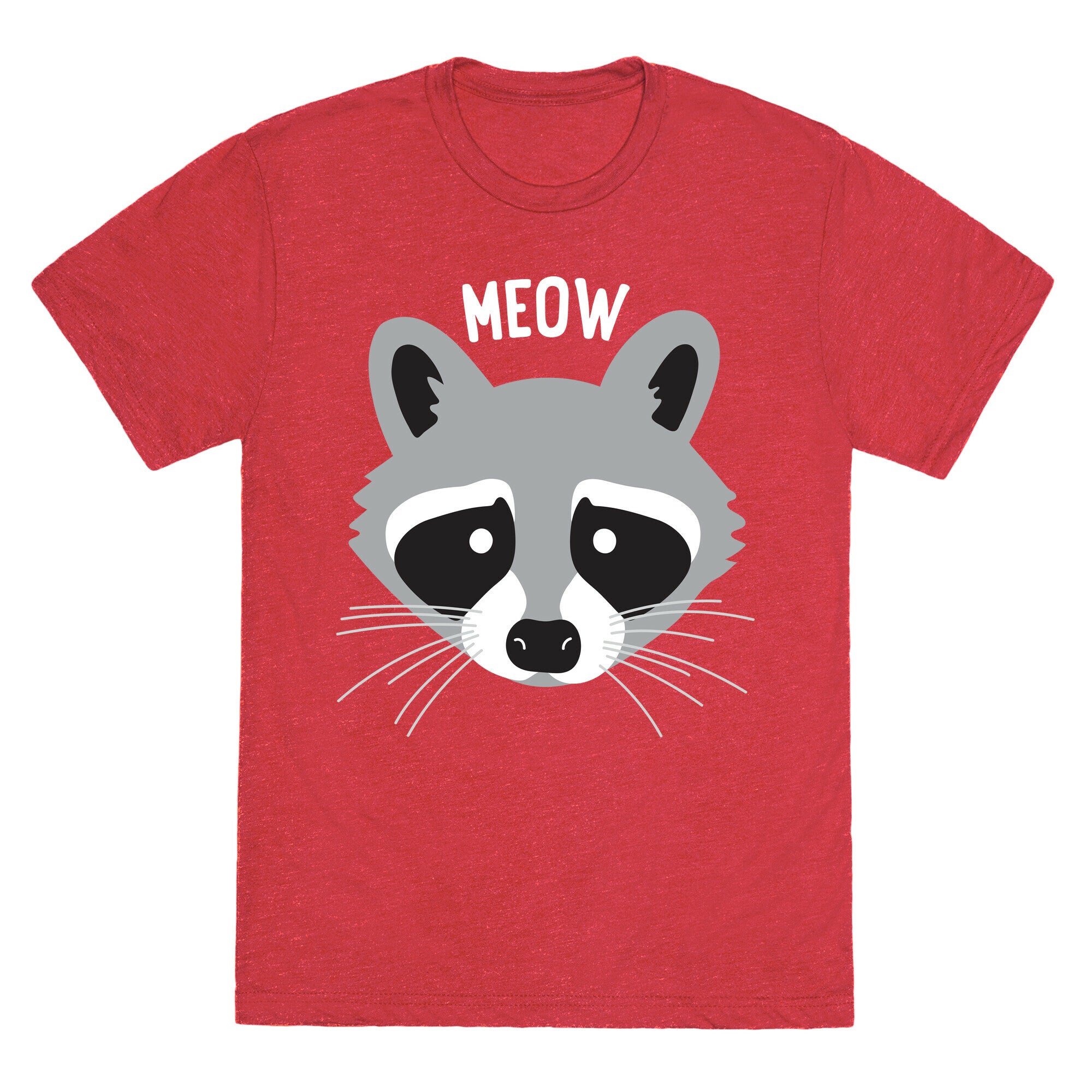 Meow Raccoon Unisex Triblend Tee