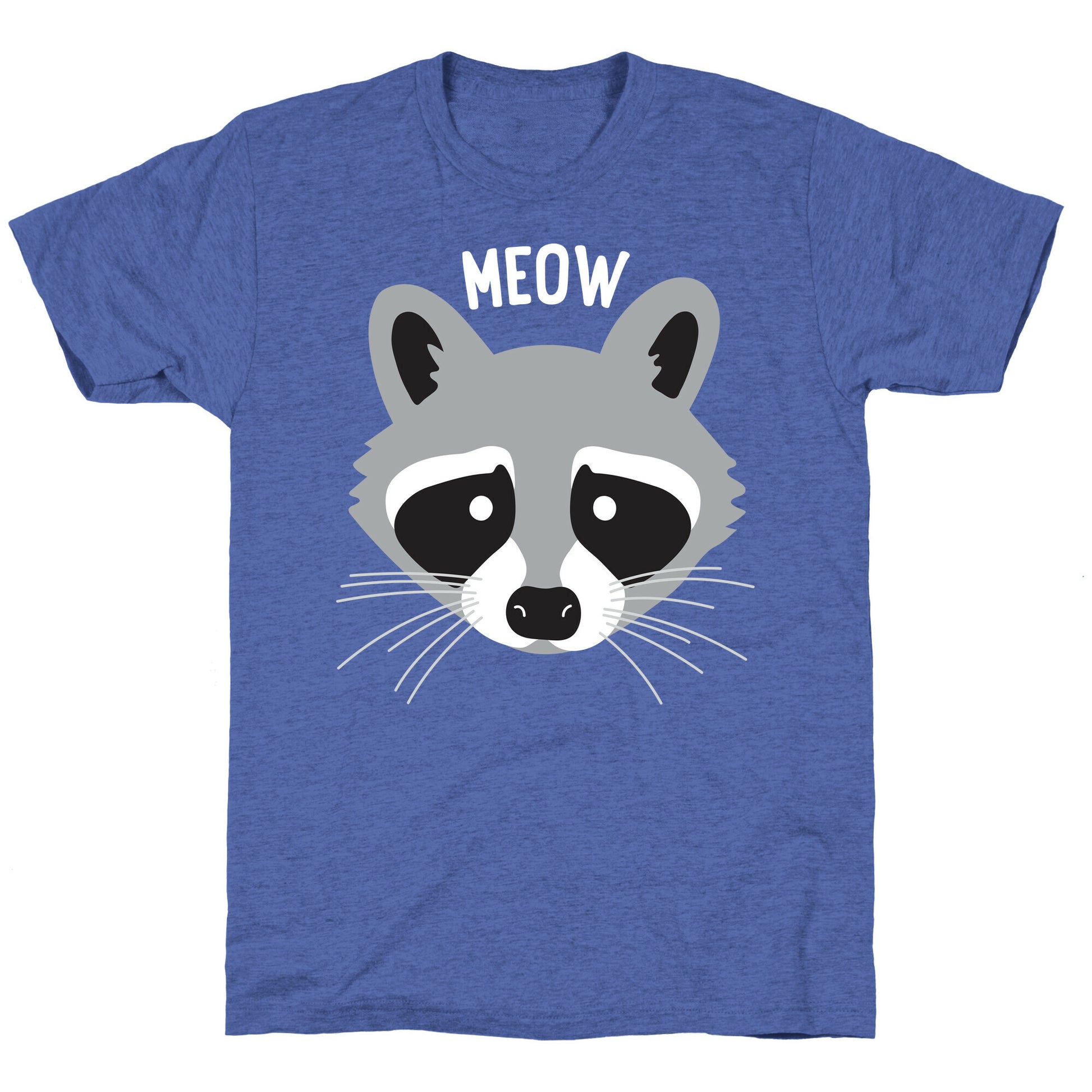 Meow Raccoon Unisex Triblend Tee