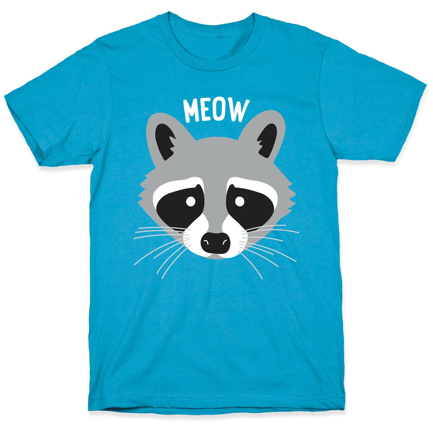 Meow Raccoon Unisex Triblend Tee