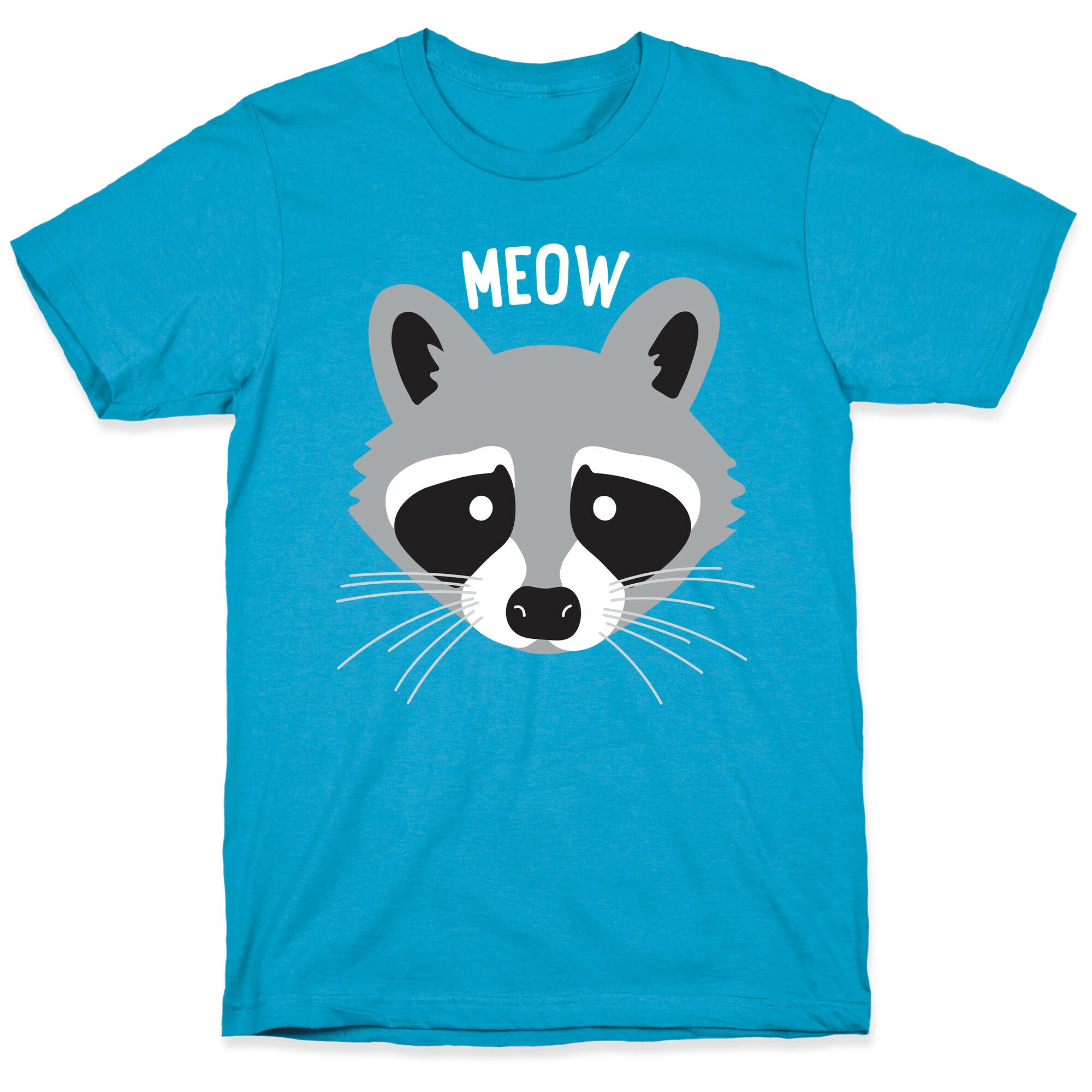 Meow Raccoon Unisex Triblend Tee