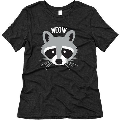 Meow Raccoon Women's Triblend Tee