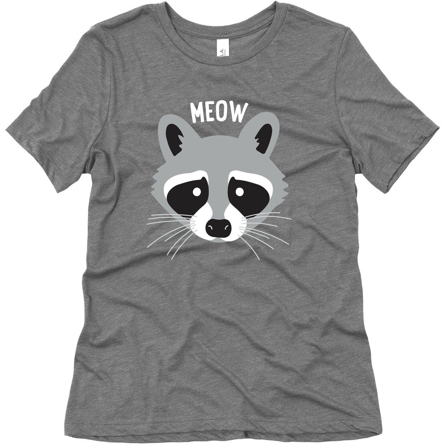 Meow Raccoon Women's Triblend Tee