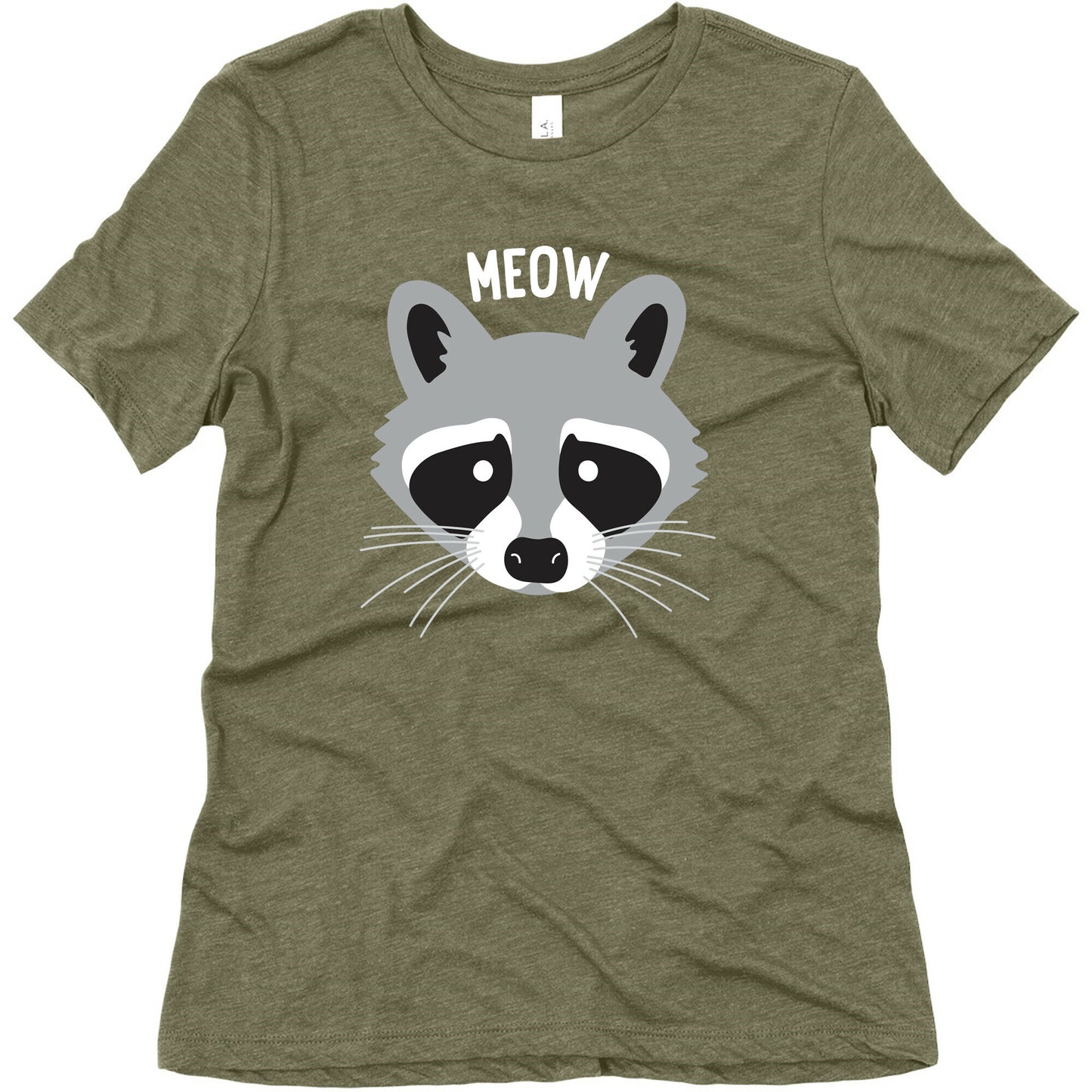 Meow Raccoon Women's Triblend Tee