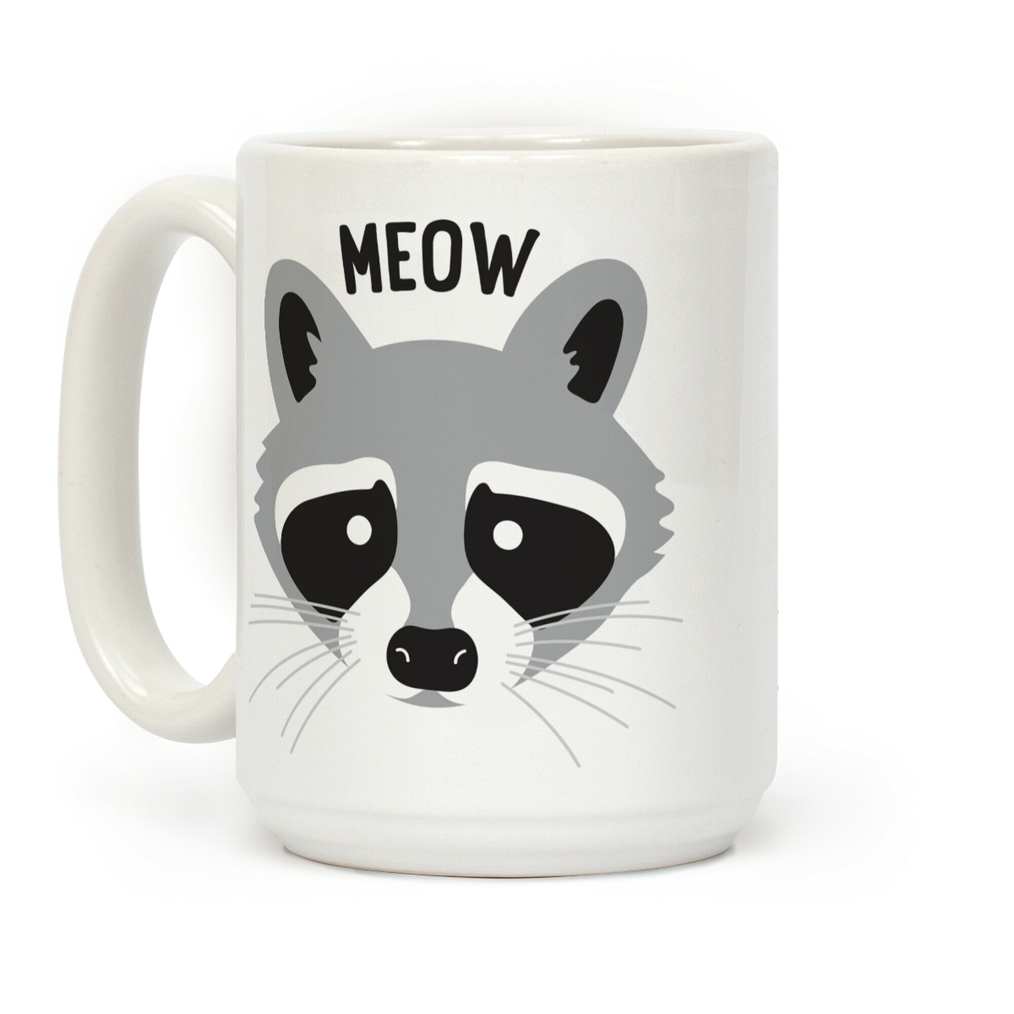 Meow Raccoon Coffee Mug