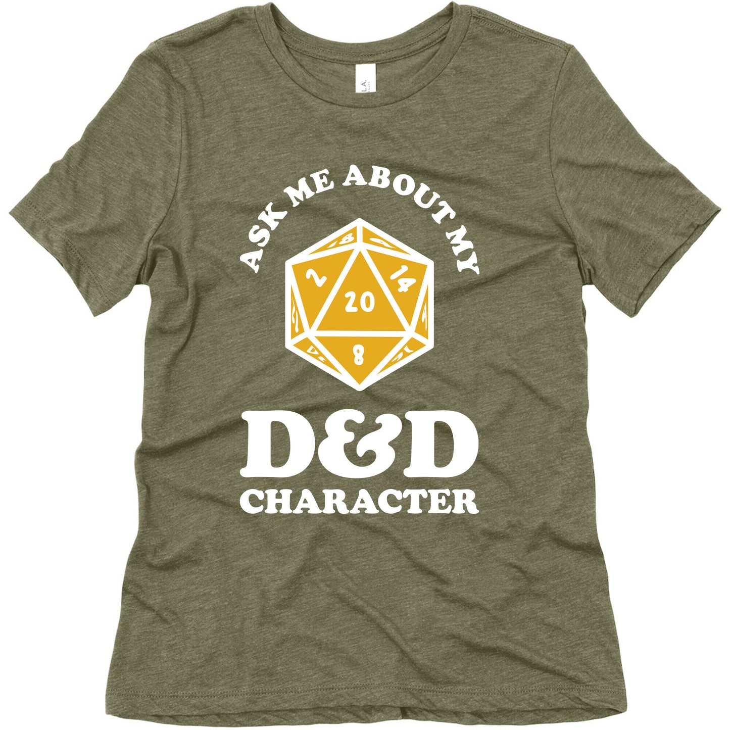 Ask Me About My D&D Character Women's Triblend Tee