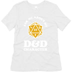Ask Me About My D&D Character Women's Triblend Tee