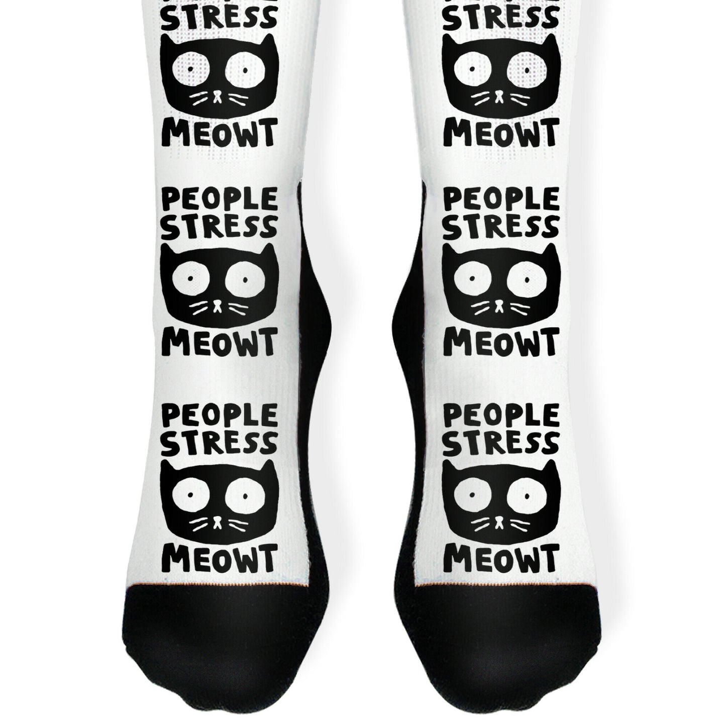 People Stress Meowt Socks