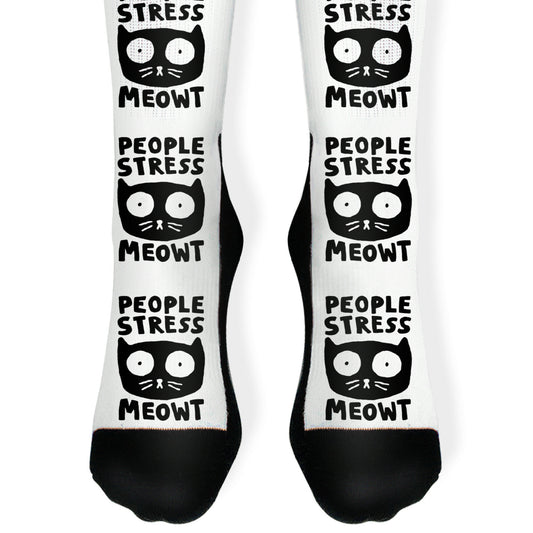 People Stress Meowt Socks